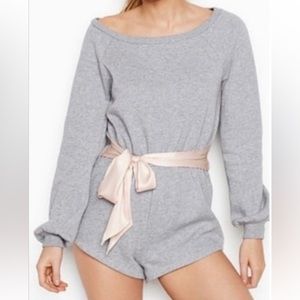 Victoria’s Secret Grey Sweatshirt Romper